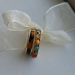 Mixed Stacking Rings